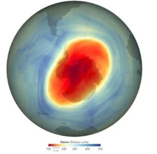 NASA和NOAA的科学家表示2022年臭氧洞继续缩小