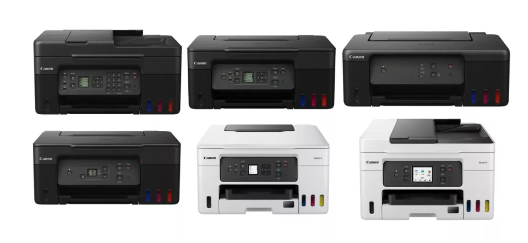 佳能推出六款新型无墨盒喷墨打印机