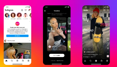 Instagram可让您创建自己的2022回顾卷轴