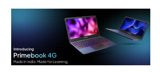 Primebook 4G是一款尖端的学习笔记本电脑