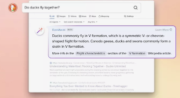 新的人工智能聊天机器人DuckAssist旨在让您的答案更可靠