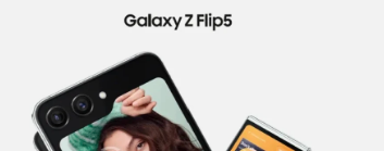 三星GalaxyZFlip5智能手机在泄露的宣传图片中展示