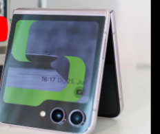 三星GalaxyZFlip5智能手机带来设计改进和上市折扣