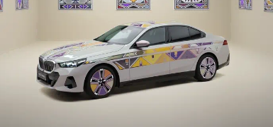 这辆BMWi5艺术车可按需改变颜色