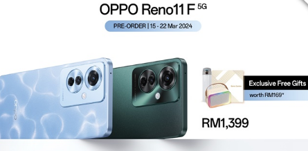 OPPOReno11F5G智能手机马来西亚预购